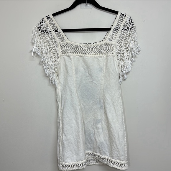 Free People Mexican Embroidered Floral Shift Dress - Picture 3 of 4